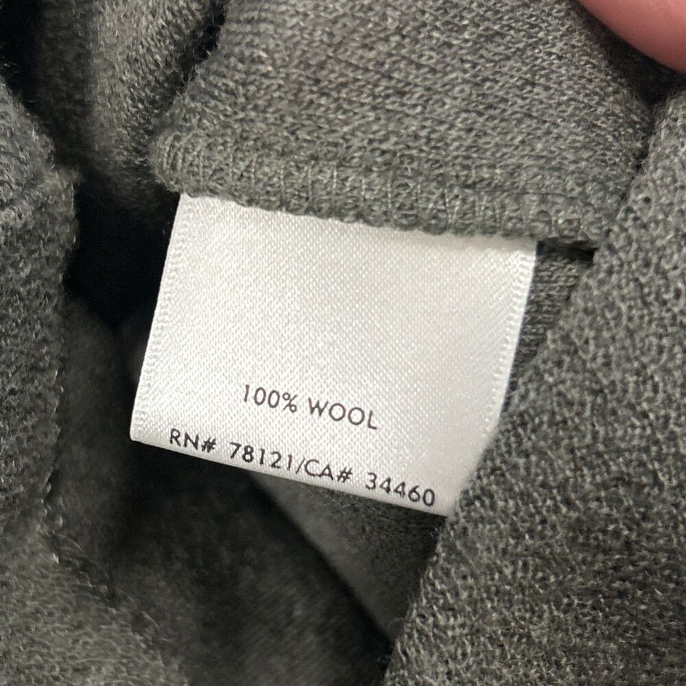 Eileen Fisher Pants Womens Small Wool Straight Leg Gray Green Pull On Stretch - Picture 4 of 7